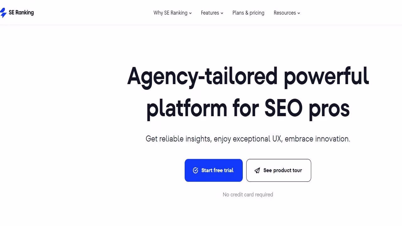 Image highlighting home page of SE Ranking Futurecept | Blogs Home Page of Se Ranking