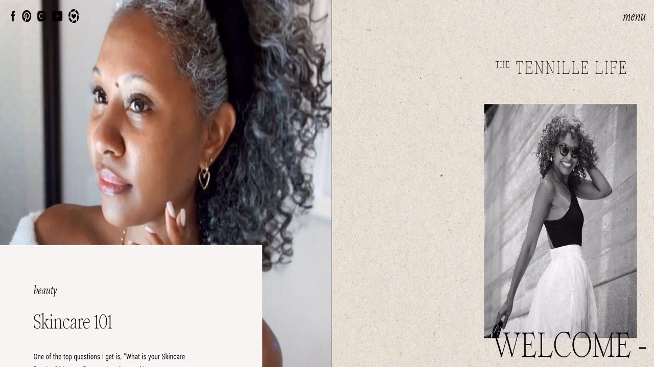 The tennille life beauty blog Futurecept | Blogs Screenshot or Illustration of the Tennille Life Blog Focused on Beauty Tips Skincare and Lifestyle Content