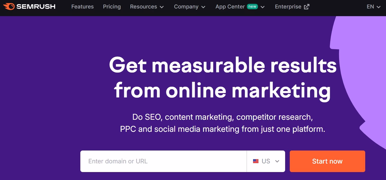 SEMrush Home Page Futurecept | Blogs Home Page of Semrush