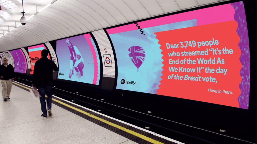 Spotify 2020wrapped Billboard Campaign Reflecting Unique User Behaviors During the Pandemic