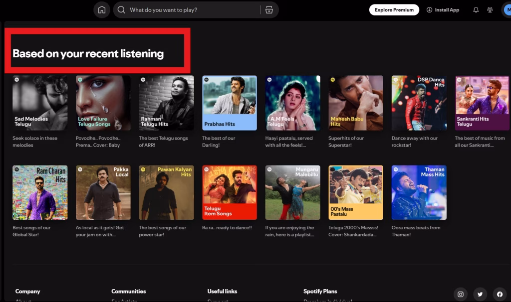 Ai powered Music Recommendation Engine in Spotify for Personalized Playlists