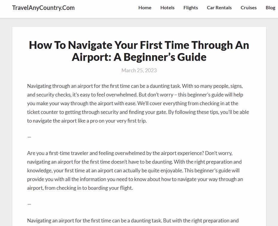 Flat Lay of Packing Tips with Travel Essentials